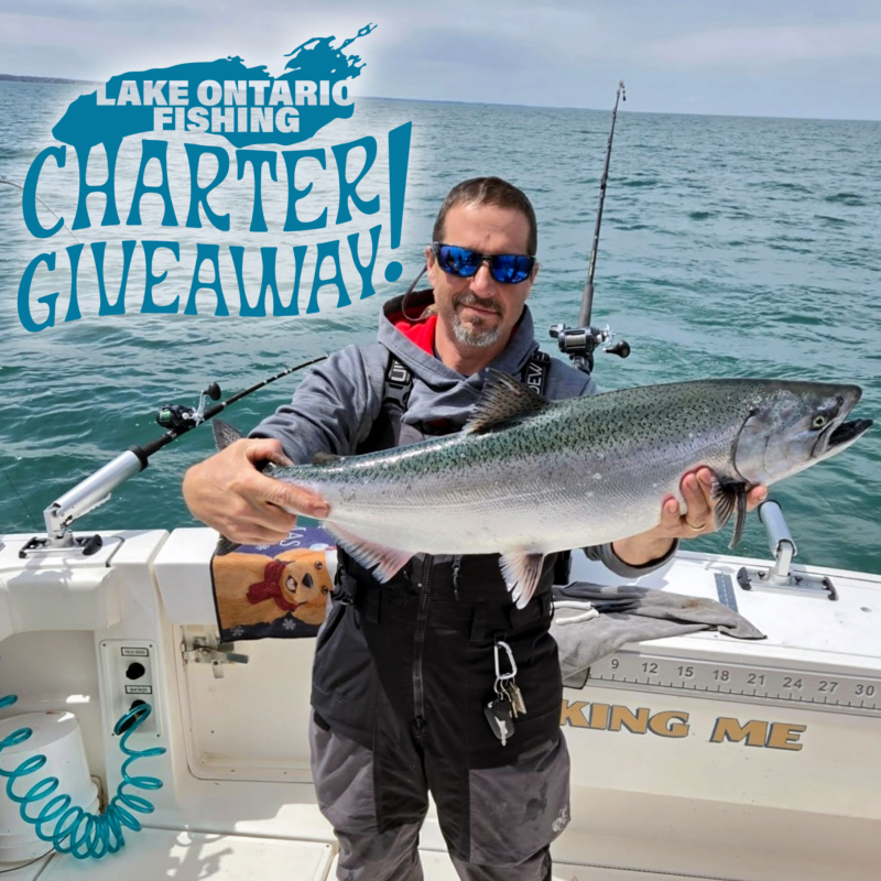 sweepstakes-image man holding a big fish on lake ontario